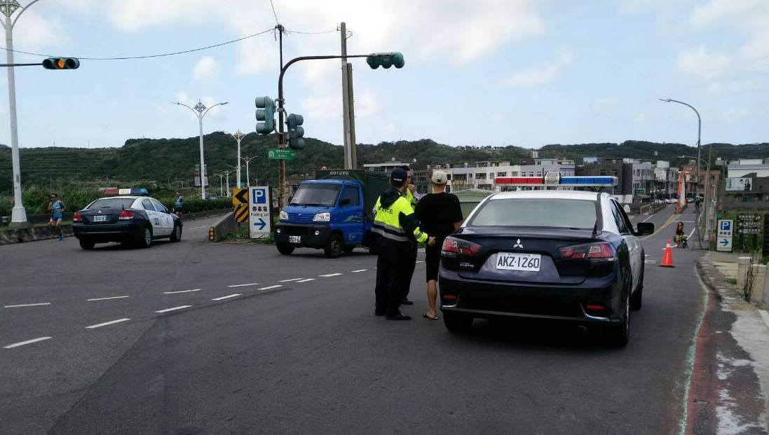 金山警查獲通緝犯剪影