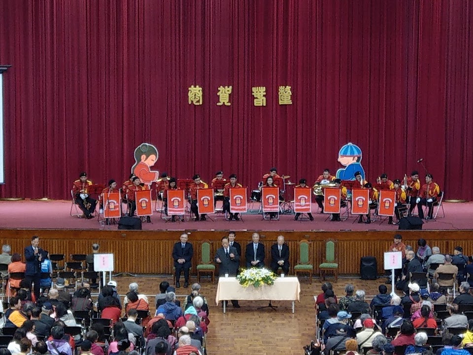 支援中華民國退休警察人員協會總會舉辦「107年春節聯誼大會」典禮演奏照片