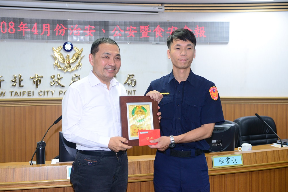 新北市政府警察局108年3月份員警忠勤、忠義楷模優良事蹟-土城分局廣福派出所警員王鄱淞、王世杰