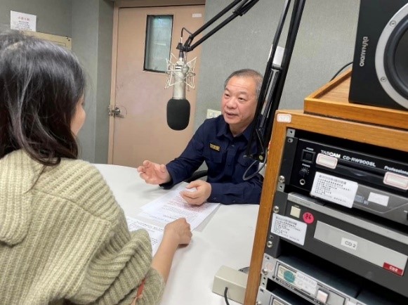 Commissioner Liao of NTPD went on air to discuss anti-fraud issue