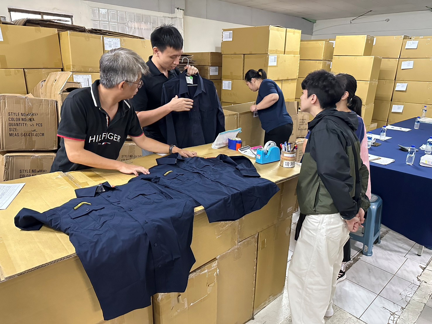 警便服驗收現場照片