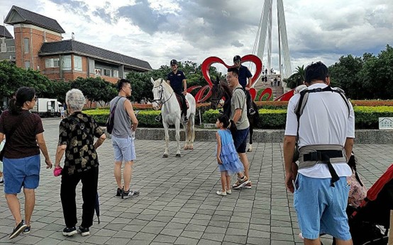 騎警隊執勤日常照片一