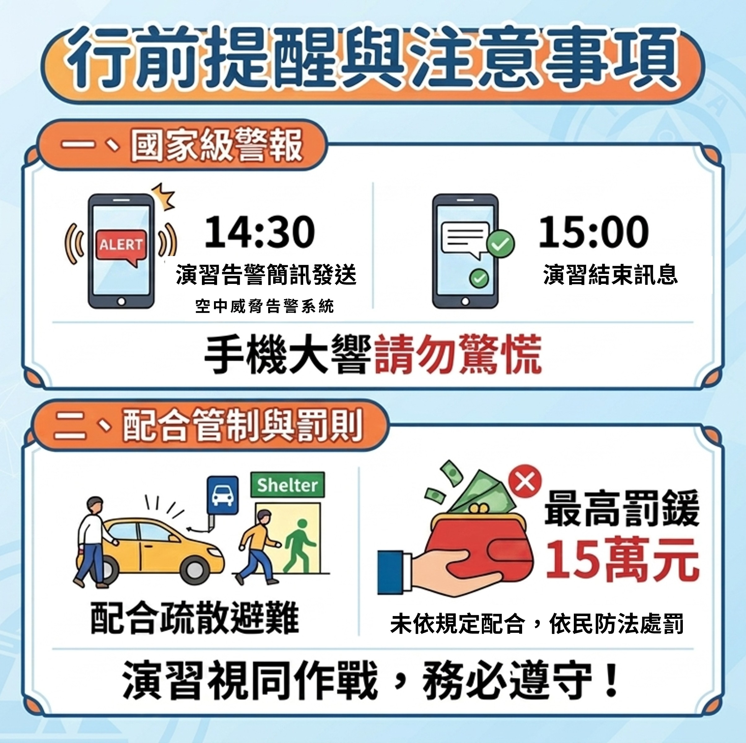 新北防空避難小教室(第八週)